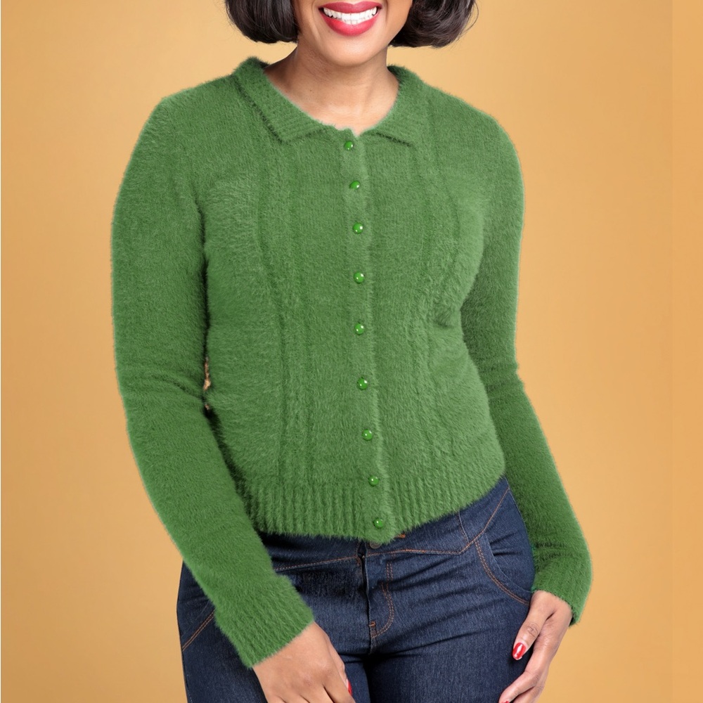 Collectif Cara fuzzy cardigan